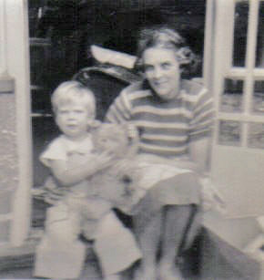 John and Flo with Snowy